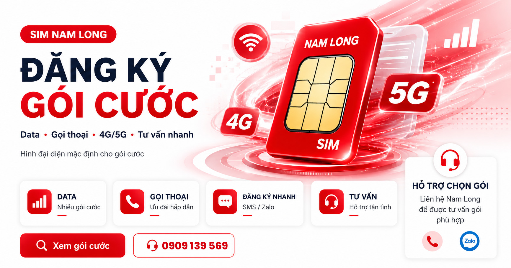 Đăng ký gói cước 5G160B Viettel ưu đãi khủng
